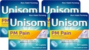 Unisom PM Ból Nighttime Sleep- aid + Ból Reliever, Acetaminofen i Difenhydramina HCI, 30 Kapletów, 50 mg (opakowanie po 4)