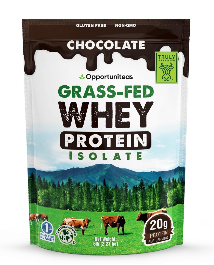 Proszki do protein bez sztucznych słodzików, krowy bez hormonów, Nie GMO - 5lb