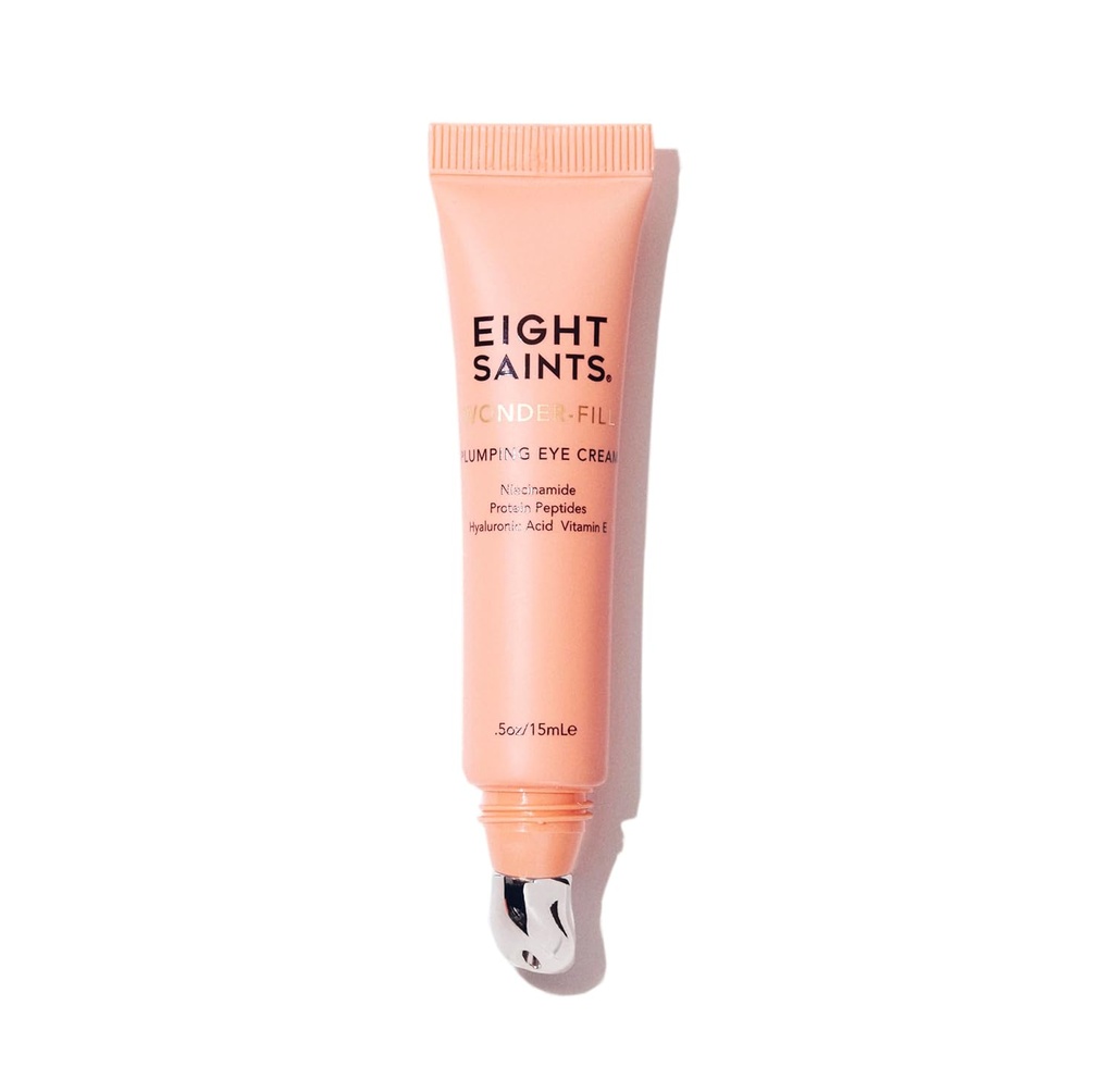Osiem świętych Wonder- wypełnić plumping krem do oczu, naturalne i organiczne przeciwstawne pod krem do oczu plump skóry, zmniejszyć zmarszczki, Fine Lines i pod worki na oczy, Ciemne koła pod leczeniem oczu, 0.5 unces