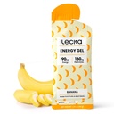 Lecka Energy Gel, 12 żele 124; do Endurance Ćwiczenia, Made with Real Fruits and Basil Seeds, Zapewnia energię naturalną i elektrolity (12 żeli, Banana)
