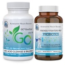GC ® GoutCare and Friendly Fighters ® Probiotic: Pakiet do oczyszczania kwasu moczowego z mikrokapsułkami Probiotyki