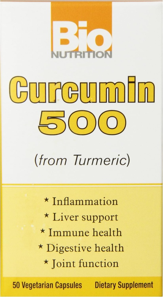 Bio Nutrition Curcummin 500 Vegi- Czapki, 50 Hrabia