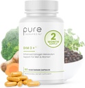 Pure Therapro Rx DIM 3 + 124; 60 Czapki wegańskie - 2 Miesiące dostaw 124; DIM, Kurkumina i BioPerine, Pomaga zdrowe Metabolizm estrogenów u mężczyzn i kobiet, Przeciwutleniacze i Detoksykacji Wsparcie, stopień farmaceutyczny