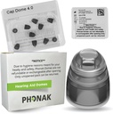 Phonak Cap 4.0 Dome XSmall (0,18 cala = 4,5 mm) - Oryginalna wymiana OEM Szwajcaria przez Sonova, Kopuły do pomocy słuchowej dla bardzo wąskiego ucha Sizes- 1 Pack / 10 Domes Razem