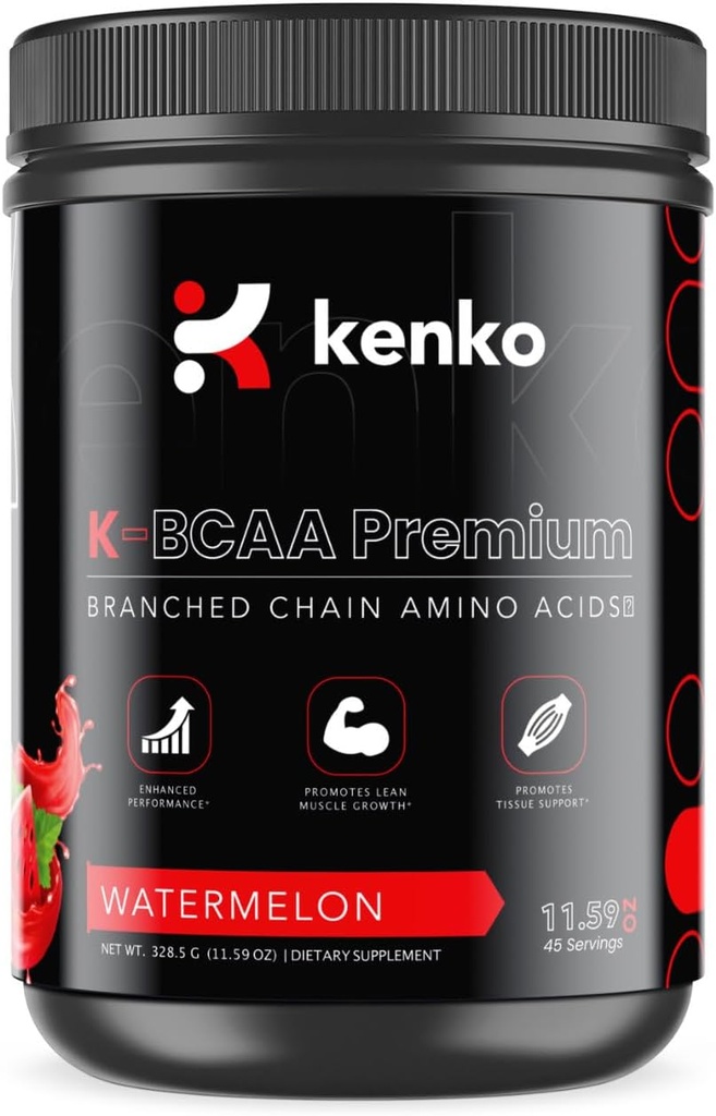 Kenko niezbędne K- BCAA Premium, Branched- Chain Amino kwasy (arbuz)