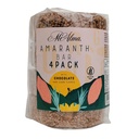 Mi Alma, 4 BAR PACK Amaranth Bar z czekoladą i płatkami kukurydzianymi PREMIUM, Barra de Amaranto con Czekolada, Super Food, Gluten Free, Zdrowe przekąski, 8.4 oz