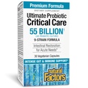 Czynniki naturalne Ultimate Probiotic Critical Care, Wspiera przywracanie jelit, 9 Szczeliny, 55 Miliard CFU