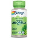 SOLARAY Broken Cell Chlorella 410 mg < 124; Nutricent- Rich Superfood w / naturalnie pojawiające się białko, Witaminy, Minerały, Chlorofil < 124; Non-GMO < 124; 100 VegCaps