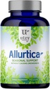 Utzy Naturals Allurtica Between 124; Herbal Supplement with Quercetin and Stinging Nettle Between 124; Sezonowe wsparcie dla dorosłych i dzieci Between 124; Non Drowsy Between 124; 120 Kapsułki