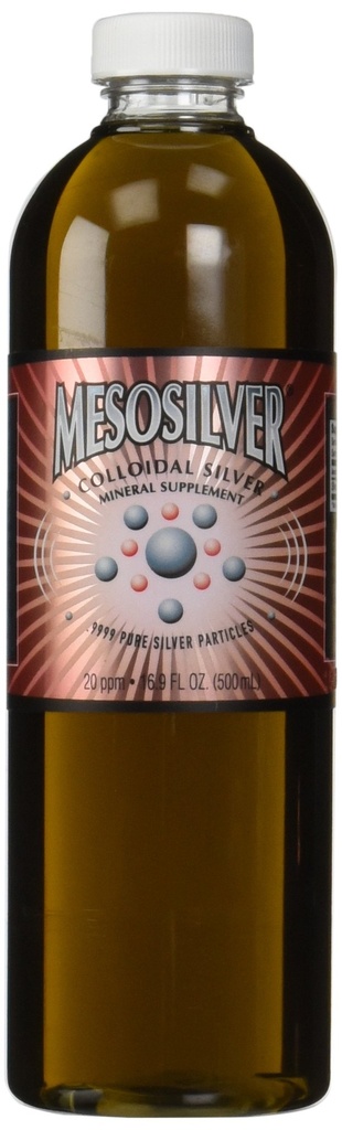 MesoSilver ® 20 ppm Srebrna koloidalna, 500 ml / 16,9 Oz