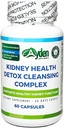 Nerka Zdrowie Detox Cleansing Complex - 1,110 mg, Wspiera Nerki, Bladder, Trakt moczowy, Zioła, 21 Składniki, Żurawina 400 mg, Astragalus 200 mg, Korzeń, Żwir, Uva Ursi, 60 Kapsułki