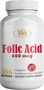 365 Zdrowie Kwas foliowy 800mcg (0,8 mg) Witamina B9- 365 Tabletki I Wspiera sercowo-naczyniowe, Witamina zasadnicza prenatalna i poporodowa, NieGMO i Wegan