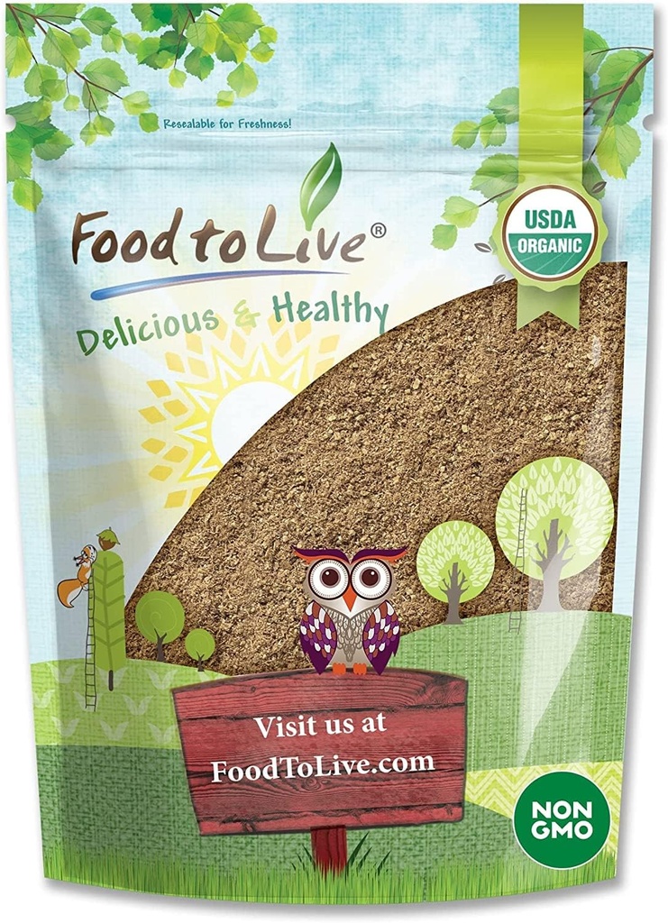 Żywność do życia Organic Pyllium Husk Powder, 2 Funty - Non-GMO, Kosher, Ultra Fine, Niesłodzony, Unflavored, Bogaty w włókno, Natural Food Tickener, Doskonały do pieczenia, Surowiec, Luzem, Wegan, Keto Friendly