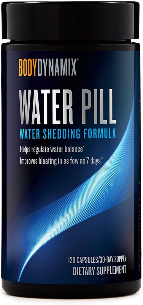 Piłka wodna BodyDynamix, 120 Kapsułek, Pomaga Regulate Water Balance