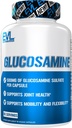 Evlution Nutrition Glukozamina - 500mg Siarczan glukozaminy - Joint Health Supplement - Mobilność i wsparcie elastyczności - 90 Służenia