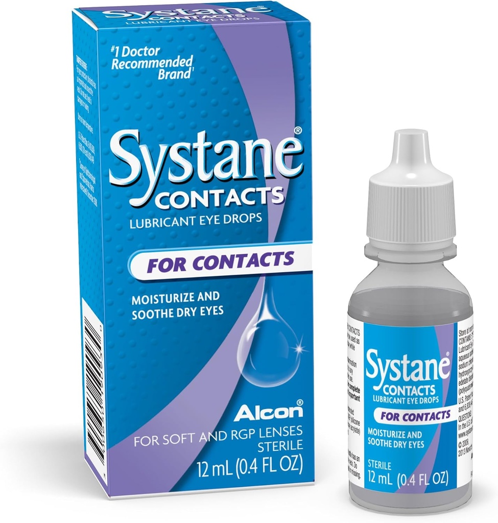 Systane Contacts Soothing Drops- 0,405 oz, 12 ml