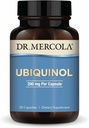 Dr Mercola Ubiquinol, 30 Servings (30 kapsułek), 200 mg na kapsułkę, Suplement diety, Wspiera produkcję energii, Non-GMO