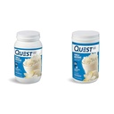 Quest Vanilla Milkshake Powder Bundle, 24 g białka, 1 g cukru, 3 & 1.6 funt, niskie węglowodany, Gluten Free, 43 & 23 Służenia