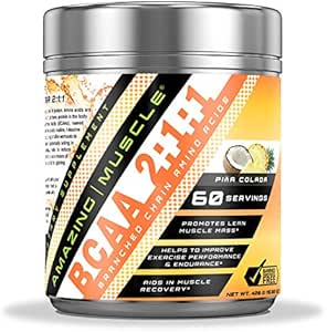 Amazing Muscle BCAA 2: 1: 1 Branched Chain Amino Acids Supplement
