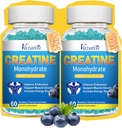 2 Paczka jednowodzian żeberka dla kobiet i mężczyzn, suplement Vegan Supplement dla budowania mięśni, Zwiększenie energii i siły, Blueberry Flavor, 120 Count