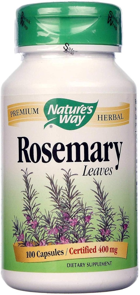 Rosemary Leaves 100 kapsułek (opakowanie zawierające 2 kapsułki)