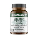 Witamina NutraMedix D3 i K2 Suplement wsparcia immunologicznego dla kobiet i mężczyzn - Pomoc Wsparcie zdrowia serca - Może wspomóc metabolizm wapnia (90 Kapsułki)