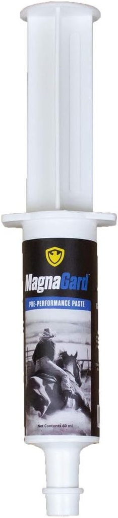 Preperformance Paste for Horses - All Natural Calmer, Acid Buffer, Wsparcie Gastric w / Elektrolity - 60ml Strzykawka