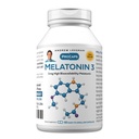 ANDREW LESSMAN Melatonin-3 mg - 60 kapsułek - Fizjologicznie zrównoważone poziomy do naturalnego promowania niespokojnego snu. Reguluje codzienny rytm kręgowy. Ułatwia sen. Brak porannego kaca