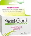 YeastGard Advanced Homeopatic Remedy kapsułki - 60 liczenie butelek