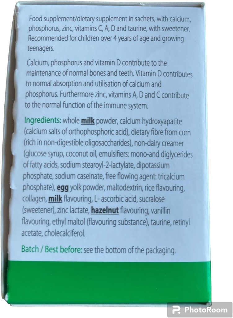 Tiens Super Calcium Powder for Kids - Children's Calcium Supplement, Kid-Friendly Calcium Powder to Ensure Strong Bones