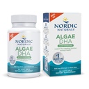 Nordic Naturals Algae DHA - 90 Soft Gels - 500 mg Omega-3 DHA - Certified Vegan Algae Oil - Plant- Based DHA - Brain, Eye & Nerwowy System Wsparcia - Non-GMO - 45 Służenie