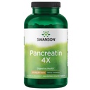 Swanson Triple- Siła Pancreatine 4X Enzyme - 375mg, 300 Tab