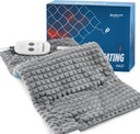 Bedsure Ogrzewanie Pad dla Neck i Shoulders and Back, Ważone Podgrzewane Pad z wibracją, Kwalifikujące się przedmioty FSA, Prezenty urodzinowe dla kobiet Mężczyźni Mama Mężczyźni, Auto wyłączenie, 5lbs 12 "x 24", Grey