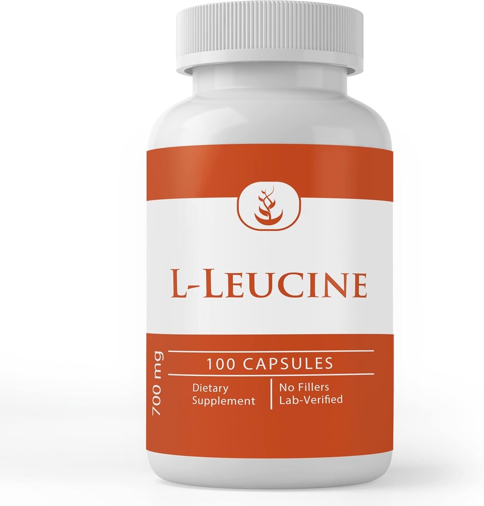 PURE ORIGINAL INGREDIENTS L-Leucine, (100 Capsules) Always Pure, No Additives Or Fillers, Lab Verified