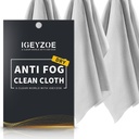 3 Pack Dry Anti Fog Cloth - ścierka antymgławicowa do oczu pokrytych maskami Micro fiber Cleaning Cloth Stens Wipe do okularów, Ekran, Gogle, wielokrotnego użytku i przenośne