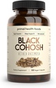 Organic Black Cohosh 1000 mg 60 Służenie 124; Menopauza, nocne poty i wsparcie snu 124; Wegetarianin, Organic, Non-GMO & Gluten Free