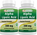 Najlepsi przyrodnicy Alpha Lipoic Acid 300 mg 120 Kapsułek (120 liczenia (opakowanie po 2))