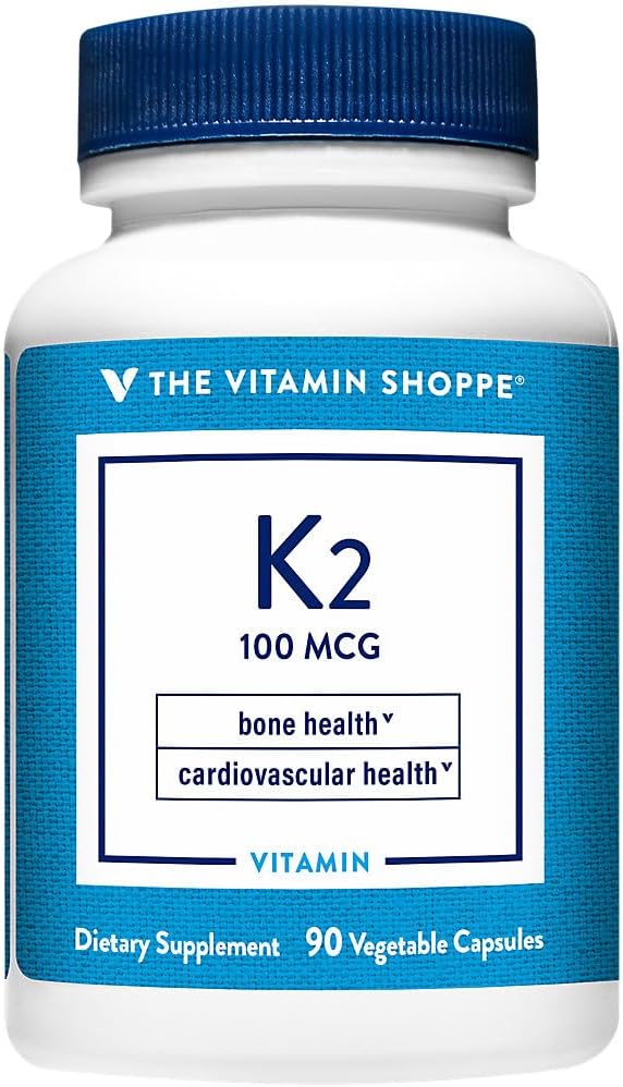 Witamina Shoppe Witamina K2- 100 MCG (90 Kapsułki wegetariańskie)