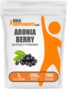 BulkSupplements.com Aronia Extract Powder - Aronia Berry Extract, Chokeberry Supplement - Gluten Free, 1g per Serving, 250g (8.8 oz) (Pack of 1)
