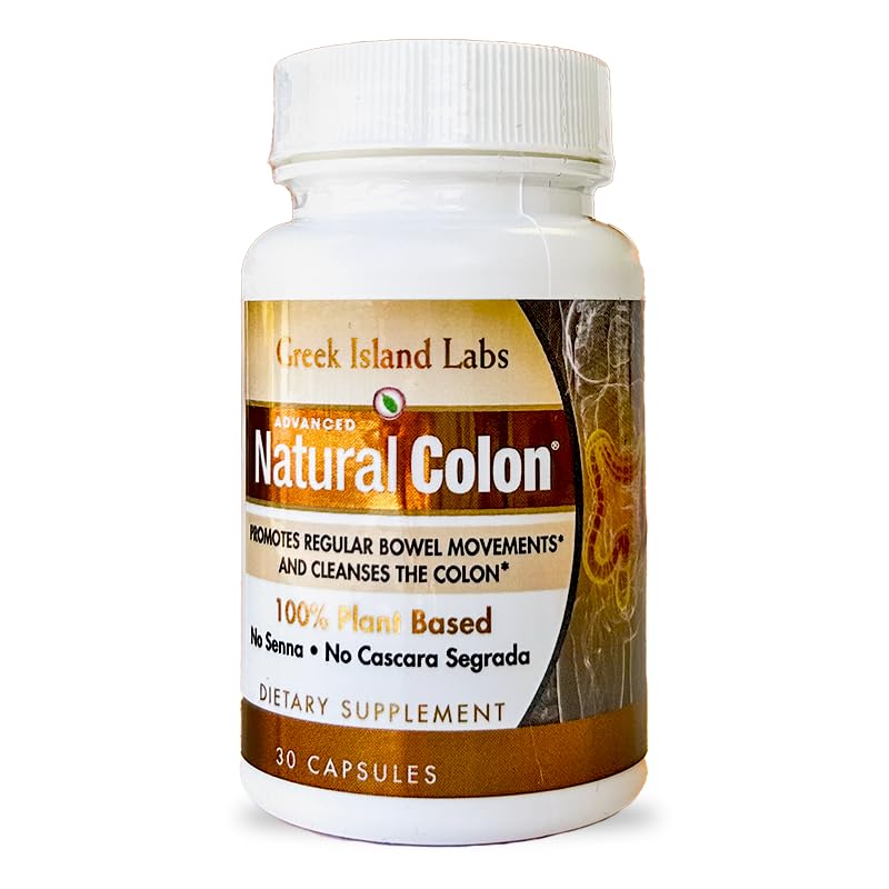 Naturalne Colon Cleanse Supplements - 30- Day Supply - Delikatny detox - Pomaga zmniejszyć gaz, wzdęcia i zaparcia - Pomaga zdrowe funkcji Gut