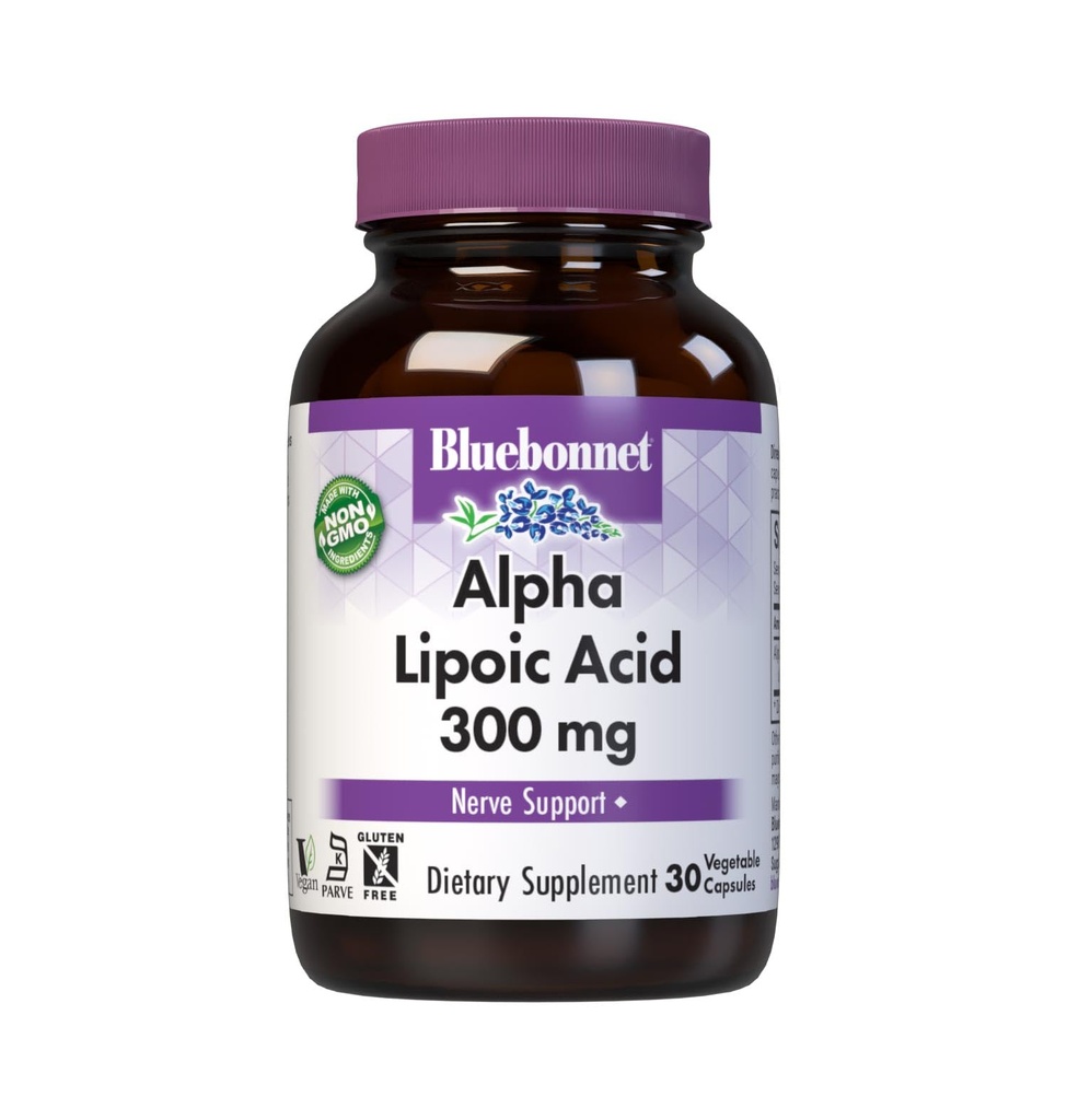 BLUEBONNET NUTRITION ALPHA LIPOIC ACID 300 mg