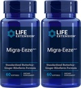 Life Extension Migra- EezeTM Standardized Butterbur- Ginger- Riboflavin Formuła, 60 Count (Pack of 2)