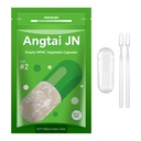 Wegańskie Puste kapsułki Rozmiar 2 Roślina oparta jasne (100 Hrabia) Gluten Free, Non-GMO, Halal Certified Caps Zestaw wypełniający z 2 łyżki do wegetariańskiego DIE Twoje własne suplementy