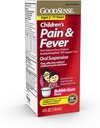 GoodSense Children 's Pain Reliever Liquid, Bubble Gum Flavor, Acetaminofen 160 mg / 5 ml, Efective Pain Relief / Fever Reducer for Kids Ages 2- 11, 4 Oz