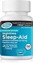 Nighttime Sleep Aid Softgels, (150 softgeli), Difenhydramine HCI 50 mg, Fall Asleep Fast, Obsługuje Deeper, Resteful Sleep