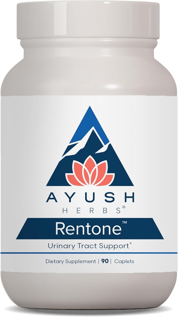 Ayush Herbs Rentone - Kidney Support Supplement with Cranberry, Kidney Cleanse Pills for Women & Men, Urinary Health & Bladder Function - 90 Vegetarian Capsules (1 Count)