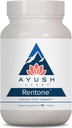 Ayush Herbs Rentone - Nerki Supplement Supplement z żurawiną, Nerki Cleanse Pills dla kobiet i mężczyzn, Urynary Health & Bladder Function - 90 Kapsułki wegetariańskie (1 Hrabia)