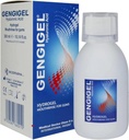 Gengigel Hyaluronic Acid Mouthrinse (300 ml), roztwór doustny do pielęgnacji gumy, zmniejsza dyskomfort, pomaga Relieve Gum Recession & Gingivitis, Brak alkoholu lub SLS, Wegan & Kosher
