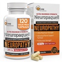 Platinum Health Alpha Lipoic Acid for Neuropathy Nerve Pain Supplement, B Vitamin, L Arginina, Wszystkie naturalne maksymalne siły Neuropaquell dla dyskomfortu w stopach, Ręka, Toes, 120 Kapsułki, 800mg