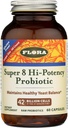 Flora - Super 8 Hi potencja Probiotyki 60 Hrabia - Zdrowy Yeast Balance & Digestive Health - dla mężczyzn i kobiet - 42 Miliard CFU, Raw, Gluten Free - Do 2 Miesiąc Dostawy